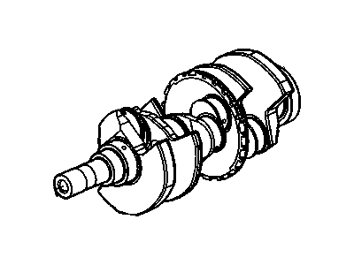 2002 Oldsmobile Aurora Crankshaft - 12561395