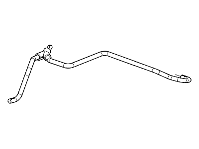 GM 22908202 Radiator Surge Tank Inlet Hose