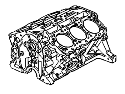 GM 12537812 Engine Assembly, 3.4L Dual Overhead Cam Goodwrench (New)