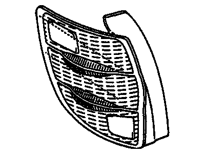 GM 88972565 Lens,Tail Lamp