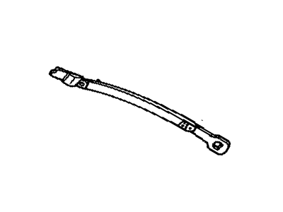 GM 15578183 Belt Unit, Rear Seat/Rh/*Blue*