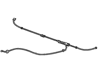 1992 Oldsmobile Achieva Parking Brake Cable - 22576902