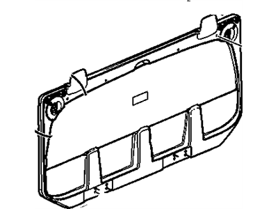 GM 94661783 Gate Assembly, Mid (Removable) *Pewter I