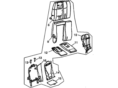 GM 12458319 Seat Asm,Child *Neutral