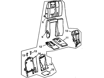 GM 12456010 SEAT, Child Safety Seat