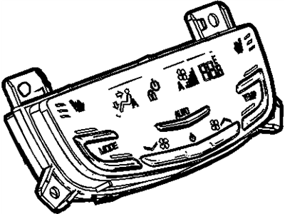 2015 Cadillac SRX A/C Switch - 23261075