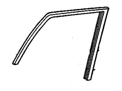 1992 Pontiac Grand Am Window Channel - 22635461