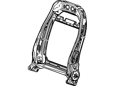 GM 42384909 Frame Assembly, Front Seat Back