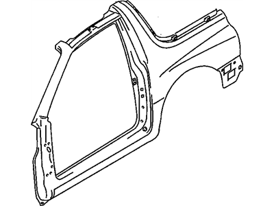 GM 91177155 Panel,Side Body Outer, L (On Illus)