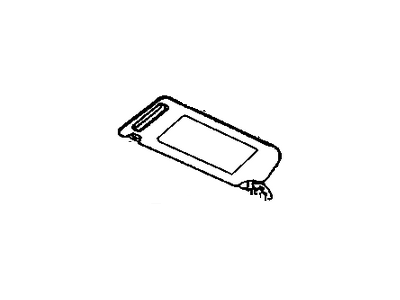 GM 12480506 SUNSHADE, Windshield Sunshade