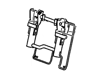 GM 15827631 Frame Assembly, Rear Seat #2 Back Cushion