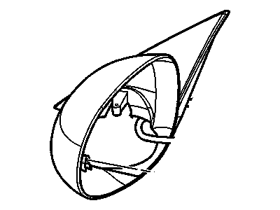 GM 10316957 Mirror,Outside Rear View