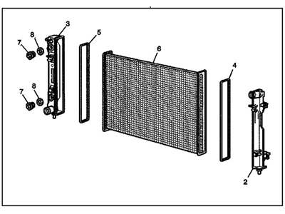 GM 92147802 Radiator