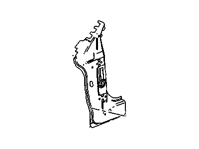 GM 13279988 Reinforcement Assembly, Body Hinge Pillar Panel