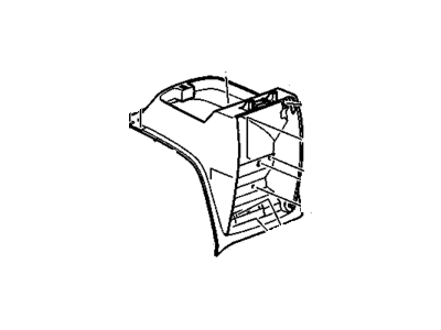 GM 22876532 Compartment Assembly, Front Floor <See Guide/Bfo> *Linen