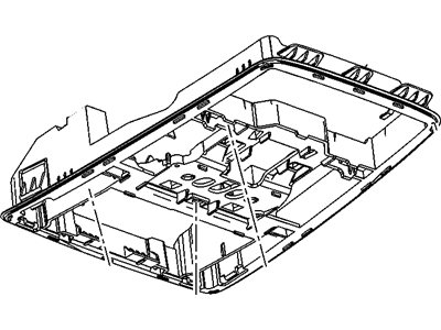 GM 22868134 Console Assembly, Roof *Neutral