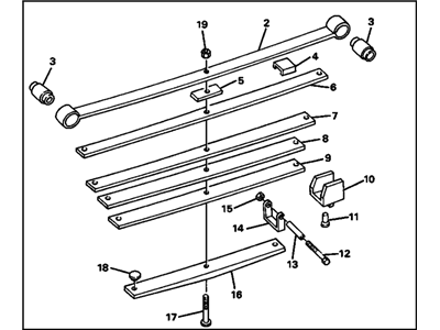 GM 15667763 Rear Springs