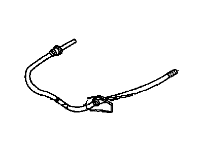 1994 Oldsmobile Bravada Parking Brake Cable - 15968233