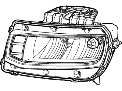 GM 23398035 Headlight Assembly