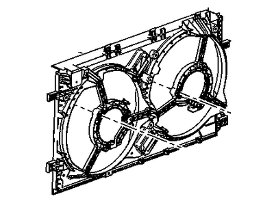 GM 13241739 Shroud, Engine Coolant Fan