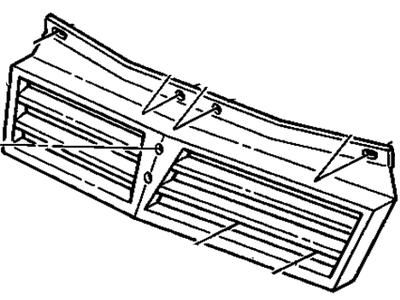 GM 16518217 Grille,Radiator