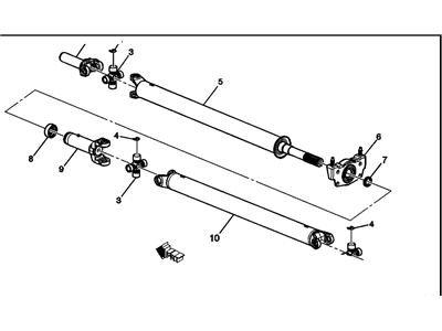 GM 10357650 Shaft Assembly, Front & Rear Propeller