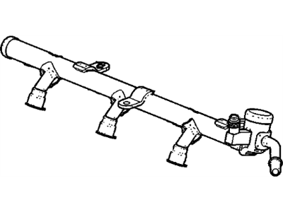 2011 Cadillac SRX Fuel Rail - 12614031