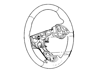2014 Cadillac ATS Steering Wheel - 23193053