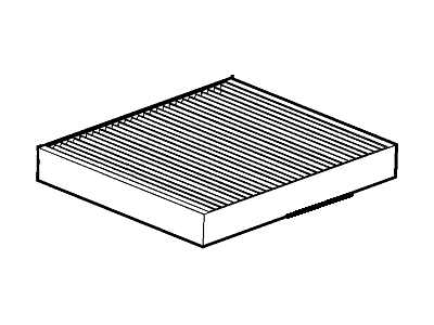 GM 13356914 Filter, Pass Compartment Air (Particulate/Carbo