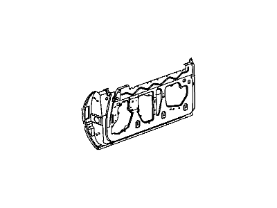 25622509 GM Front Side Door Assembly Illustration 1 of 1