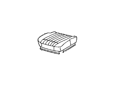 12543318 GM Cushion,Dr Seat(W/Cover) Illustration 1 of 1