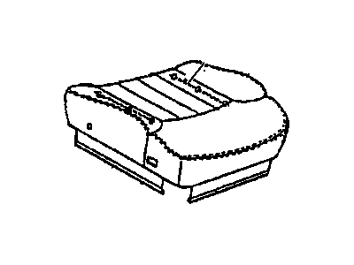 12384899 GM Passenger Seat Cushion Cover Graphite Illustration 1 of 1