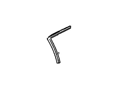 GM 25658299 Molding Assembly, Rear Side Door Front Garnish <Use 1C5N