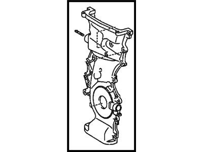 2009 Pontiac Vibe Timing Cover - 19185159