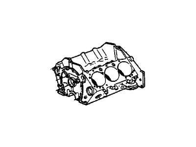 GM 12361241 Engine Assembly,(Goodwrench Remanufacture, 4.3)