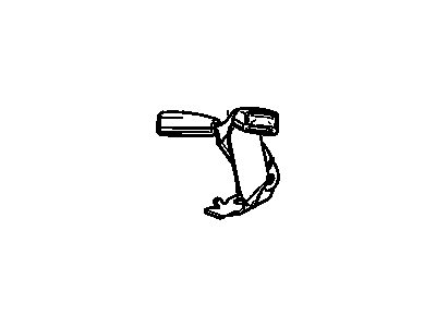 2010 Cadillac CTS Seat Belt - 19259342