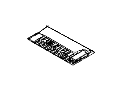 GM 96619857 Label,Front Compartment Fuse Block Fuse & Relay Identify