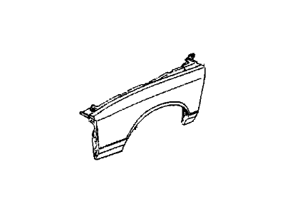 GM 10048701 Fender,Front