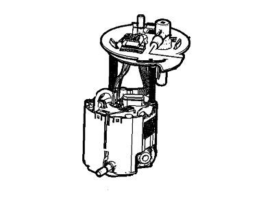 GM 13508812 Fuel Tank Fuel Pump Module Assembly (W/O Fuel Level Se