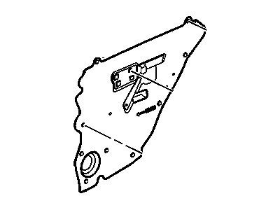 GM 25718635 Deflector Assembly, Rear Side Door Water