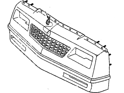 GM 16502295 Package, Air Deflector Hardware