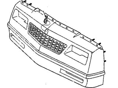 GM 16502560 Deflector,Front Outer Air