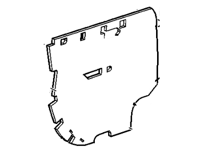 GM 22754469 Insulator, Front Side Door