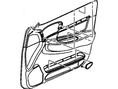 GM 10354262 Trim Assembly, Front Side Door (Lh) *Neutral