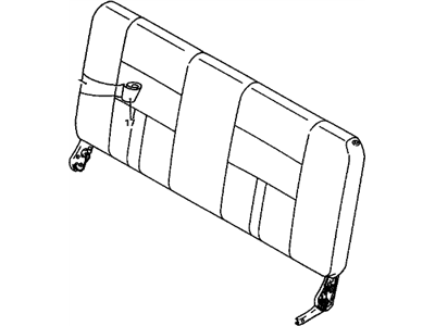 1990 Chevrolet Tracker Seat Cushion Pad - 96069348