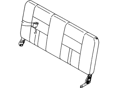 GM 96063556 Cushion,Rear Seat Back