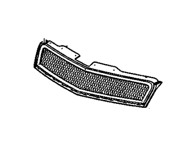 GM 15943196 Grille, Radiator Upper