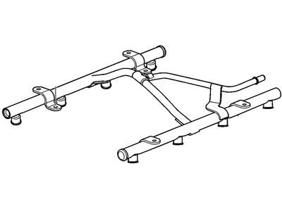 2006 Pontiac Grand Prix Fuel Rail - 12593604