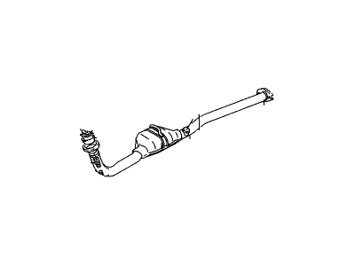 1995 Chevrolet Metro Catalytic Converter - 30013074