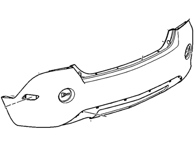 GM 19167514 Fascia,Rear Bumper